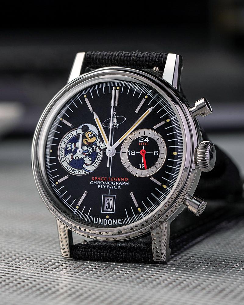 Undone Disney Space Legend Black Chronograph Customizable - UNDONE